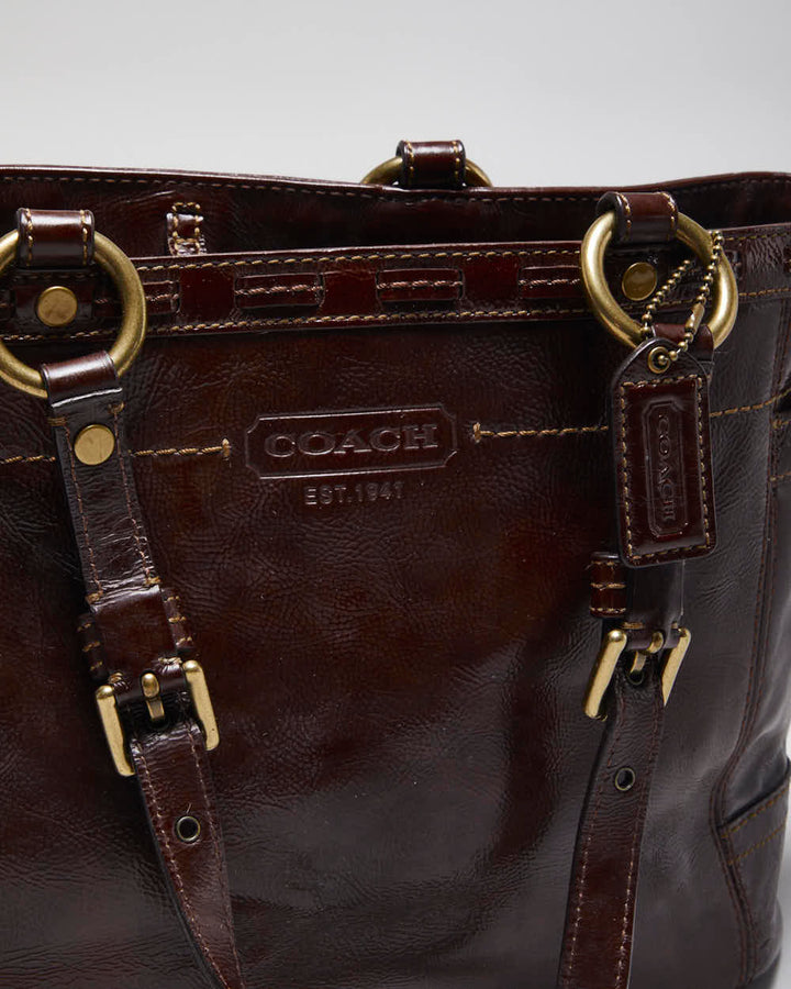 Vintage Y2k 00s Coach Brown Handbag