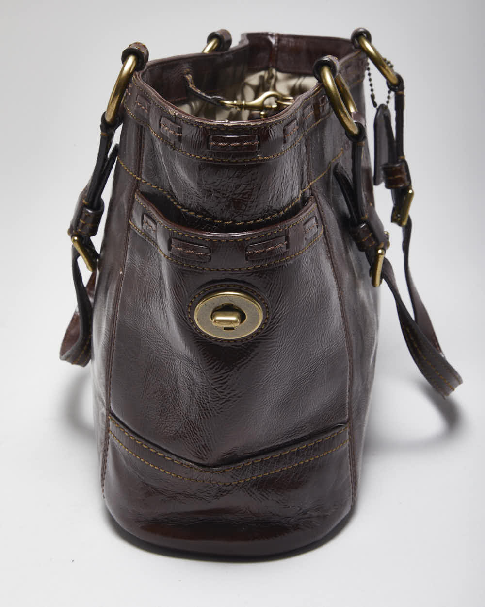 Vintage Y2k 00s Coach Brown Handbag