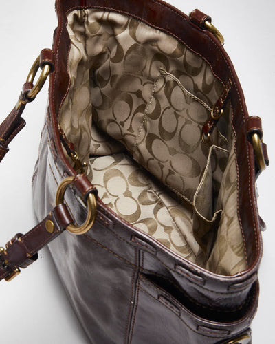 Vintage Y2k 00s Coach Brown Handbag