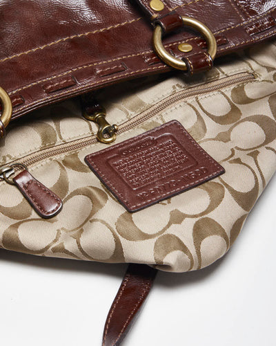 Vintage Y2k 00s Coach Brown Handbag