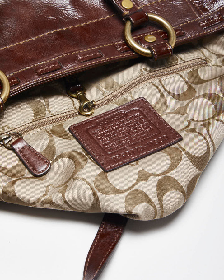 Vintage Y2k 00s Coach Brown Handbag