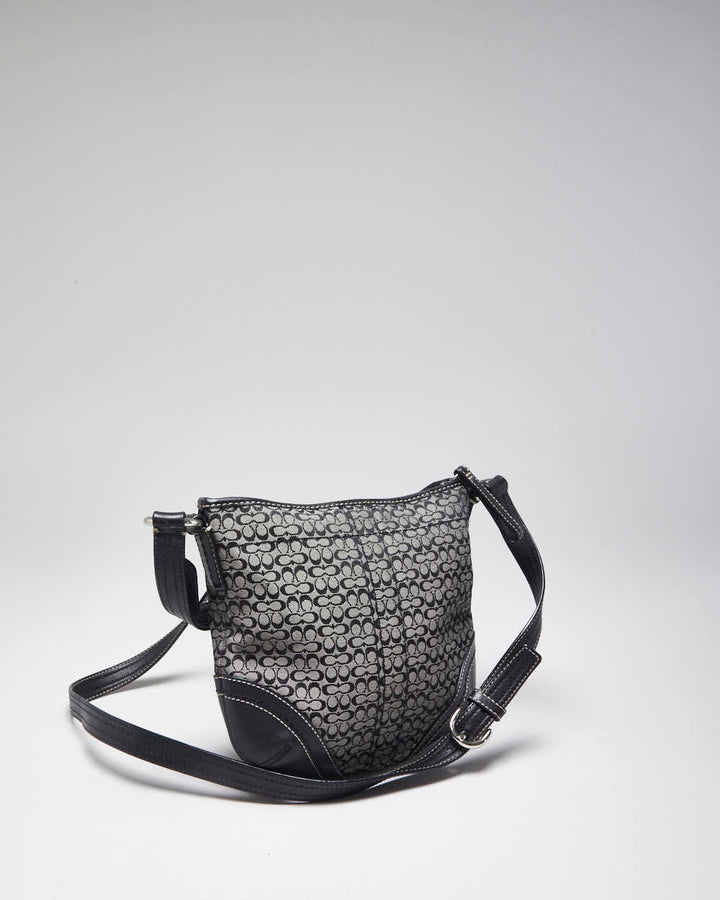 Vintage Coach Monogram Crossbody Bag