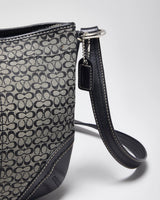 Vintage Coach Monogram Crossbody Bag