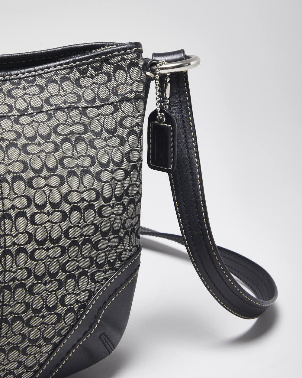 Vintage Coach Monogram Crossbody Bag