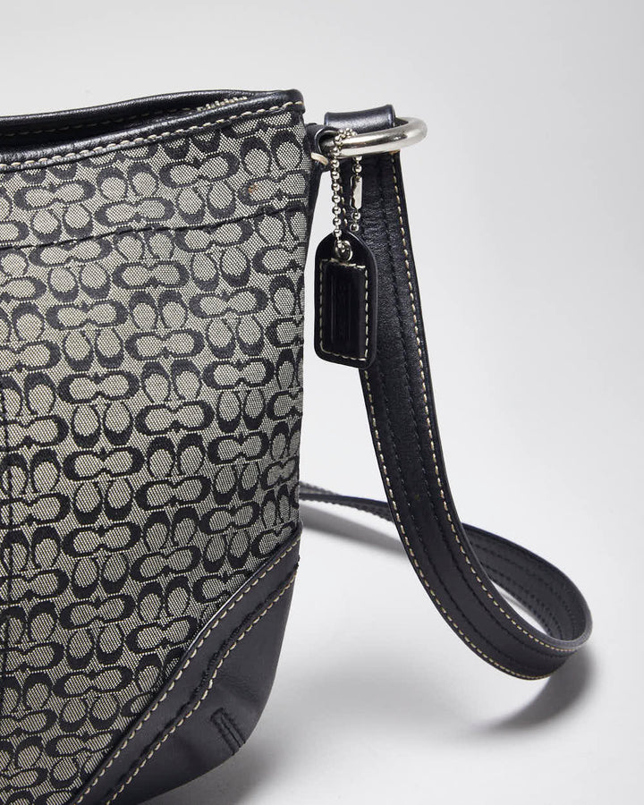Vintage Coach Monogram Crossbody Bag