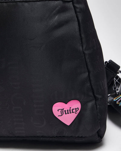 Y2K 00s Juicy Couture Black Sling Bag