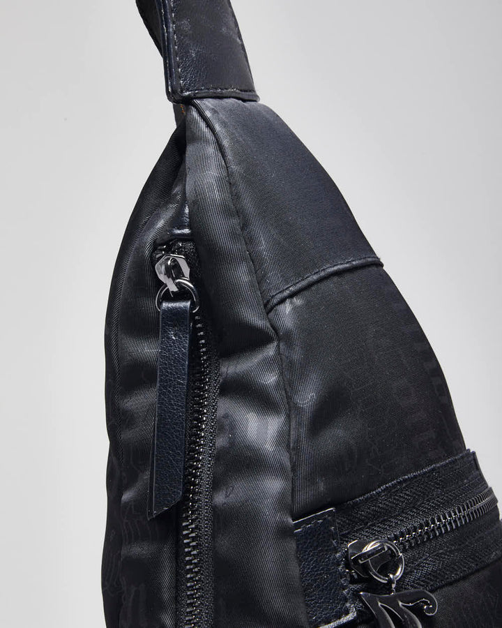 Y2K 00s Juicy Couture Black Sling Bag