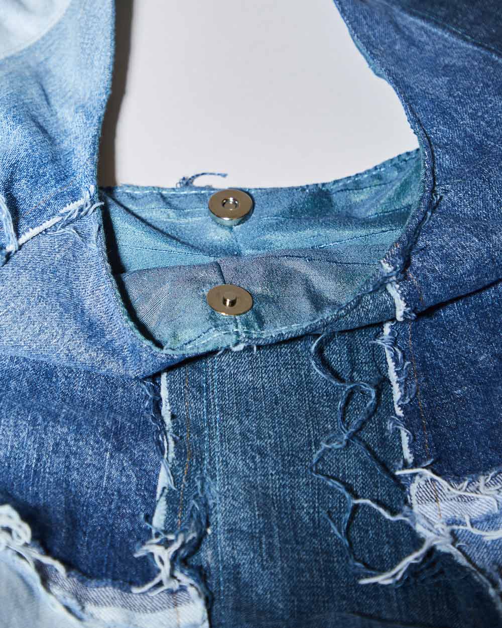 Rokit Originals Elma Denim Patchwork Bag