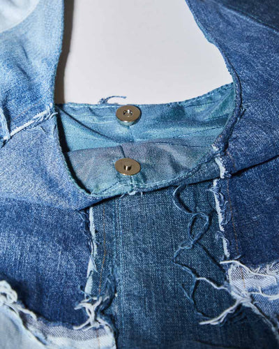 Rokit Originals Elma Denim Patchwork Bag