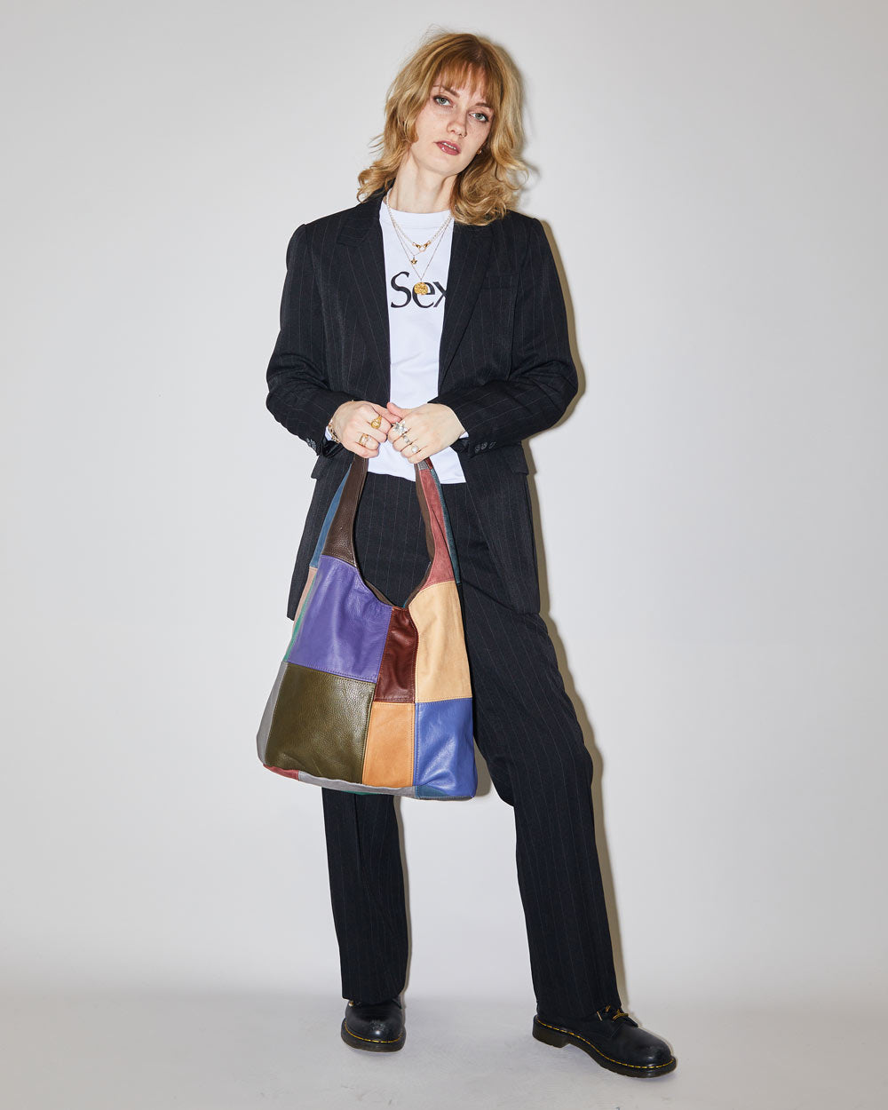 Rokit Originals Elma Denim Leather Bag
