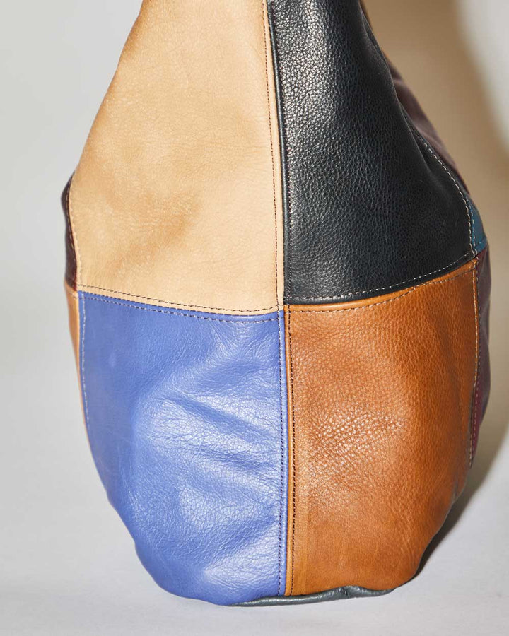Rokit Originals Elma Denim Leather Bag