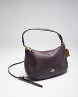 Vintage Coach Wine Leather Handbag