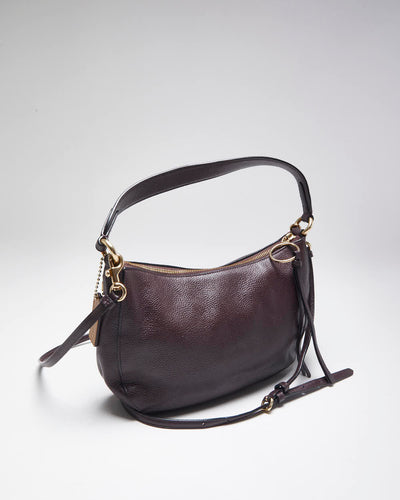 Vintage Coach Wine Leather Handbag