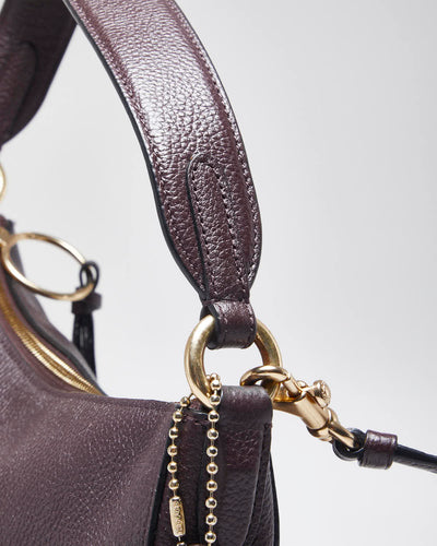 Vintage Coach Wine Leather Handbag