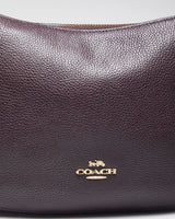 Vintage Coach Wine Leather Handbag