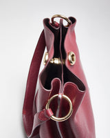 Vintage Coach Red Leather Handbag