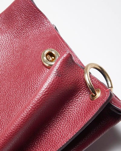 Vintage Coach Red Leather Handbag