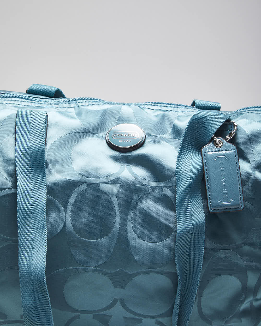 Vintage Y2k 00s Coach Monogram Tote &amp; Pouch