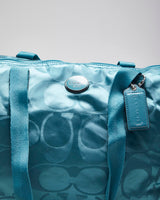 Vintage Y2k 00s Coach Monogram Tote &amp; Pouch