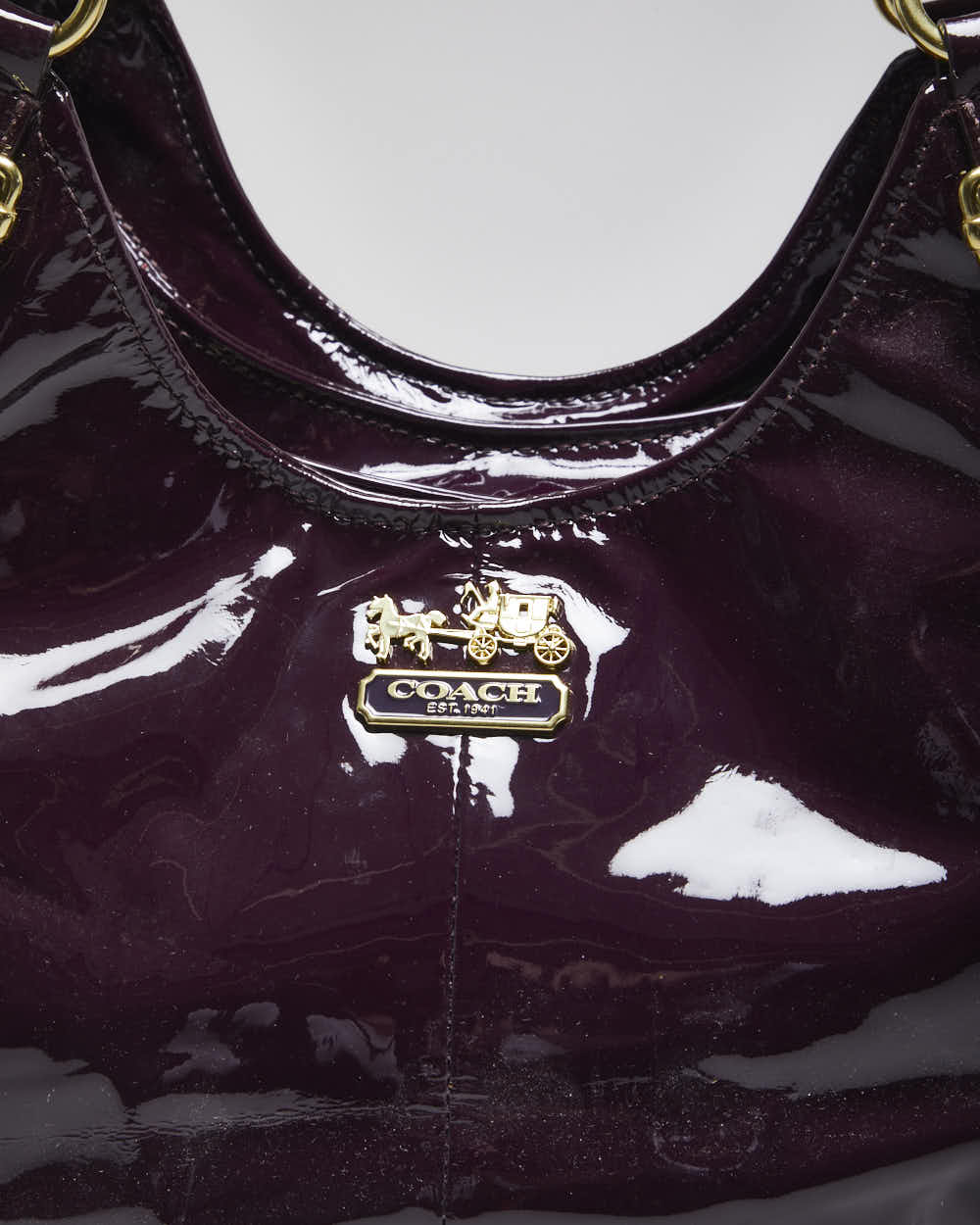Vintage Y2k 00s Coach Patent Handbag