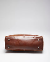 Vintage Coach Brown Leather Handbag