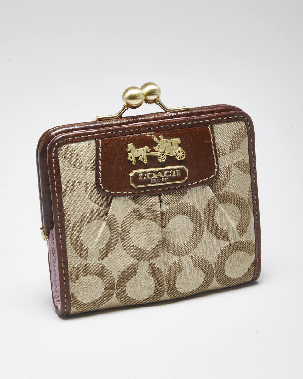 Vintage Coach Monogram Purse