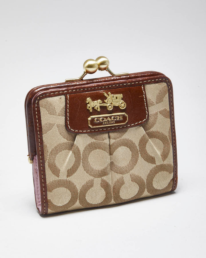 Vintage Coach Monogram Purse