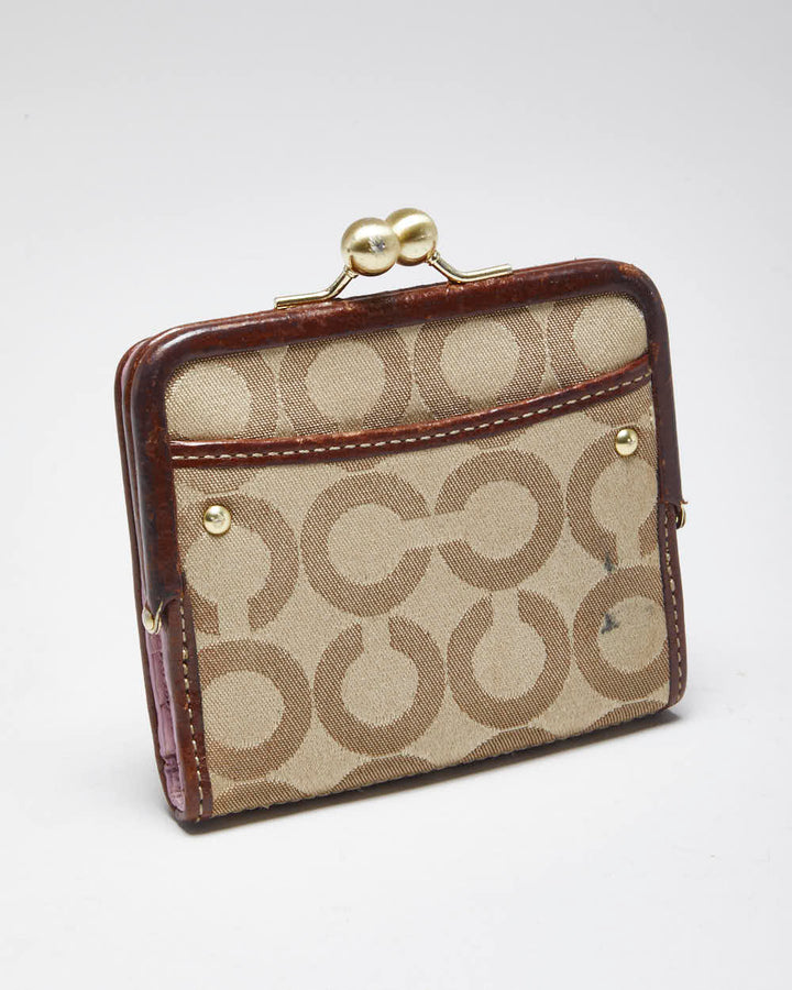 Vintage Coach Monogram Purse