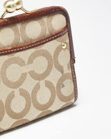 Vintage Coach Monogram Purse