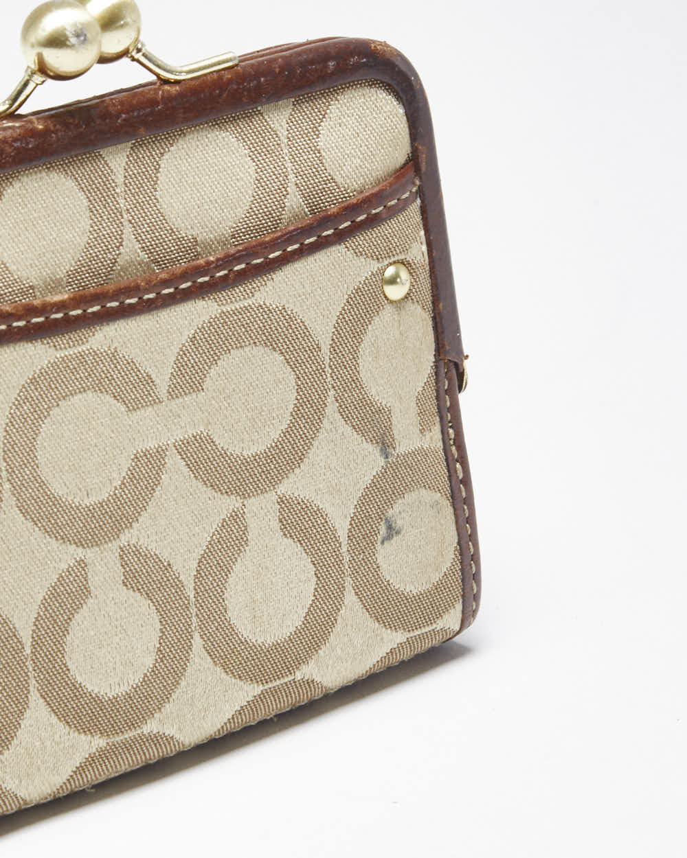 Vintage Coach Monogram Purse