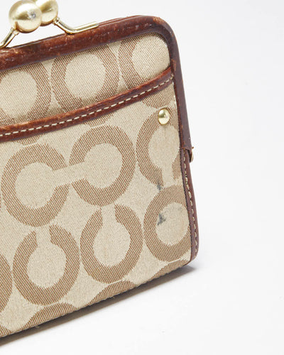 Vintage Coach Monogram Purse