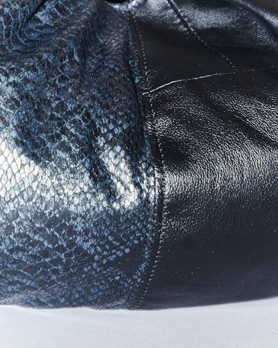 Rokit Originals Rework Leather Snakeskin Saffie Bag