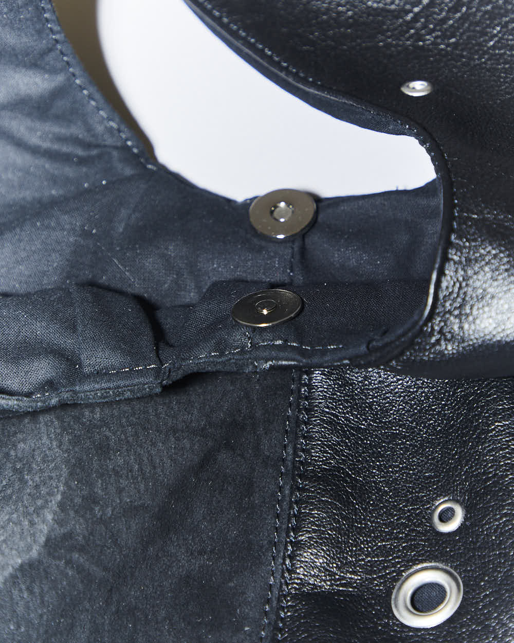 Rokit Originals Rework Saffie Leather Eyelet Bag
