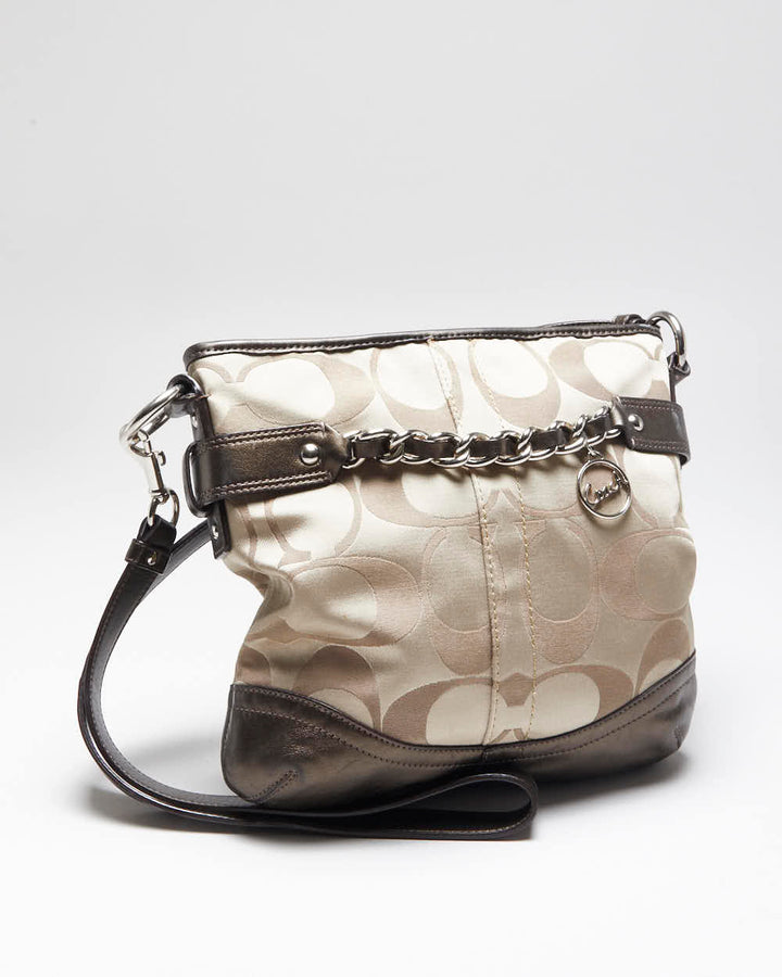 Vintage Y2k 00s Coach Monogram Cross-Body Bag