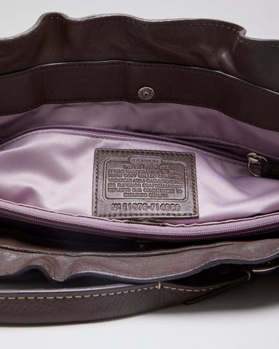 Vintage Y2k 00s Coach Brown Leather Handbag