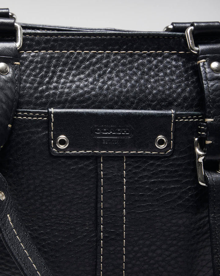 Vintage Y2k 00s Coach Leather Handbag