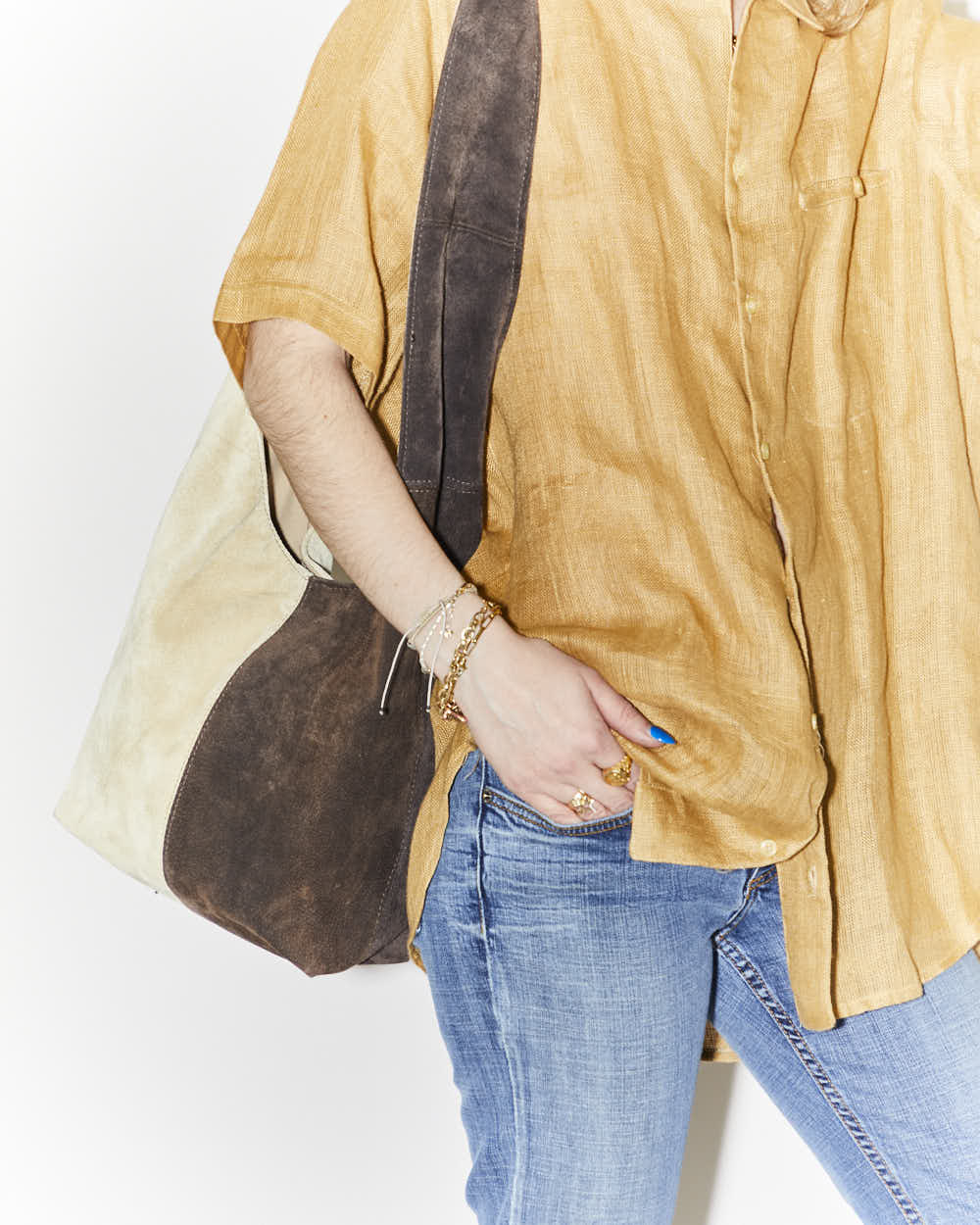Rokit Originals Rework Suede Stevie Bag