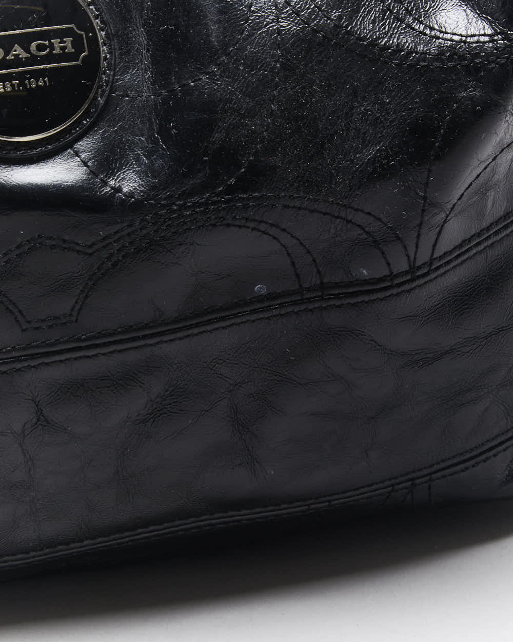Vintage Y2k 00s Coach Patent Leather Bag