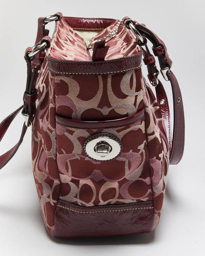 Vintage Y2k 00s Coach Monogram Bag