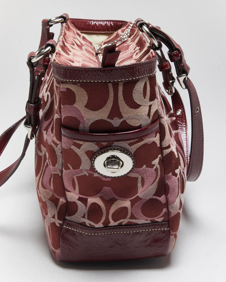 Vintage Y2k 00s Coach Monogram Bag
