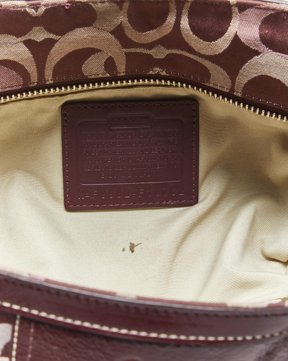 Vintage Y2k 00s Coach Monogram Bag