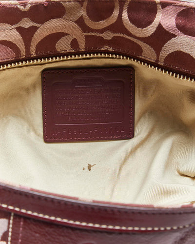 Vintage Y2k 00s Coach Monogram Bag