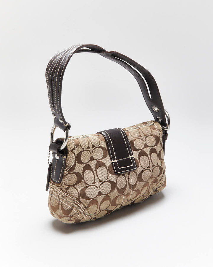 Vintage Y2k 00s Coach Monogram Handbag