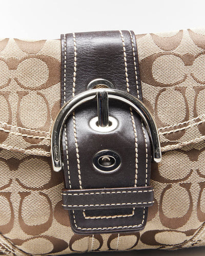 Vintage Y2k 00s Coach Monogram Handbag