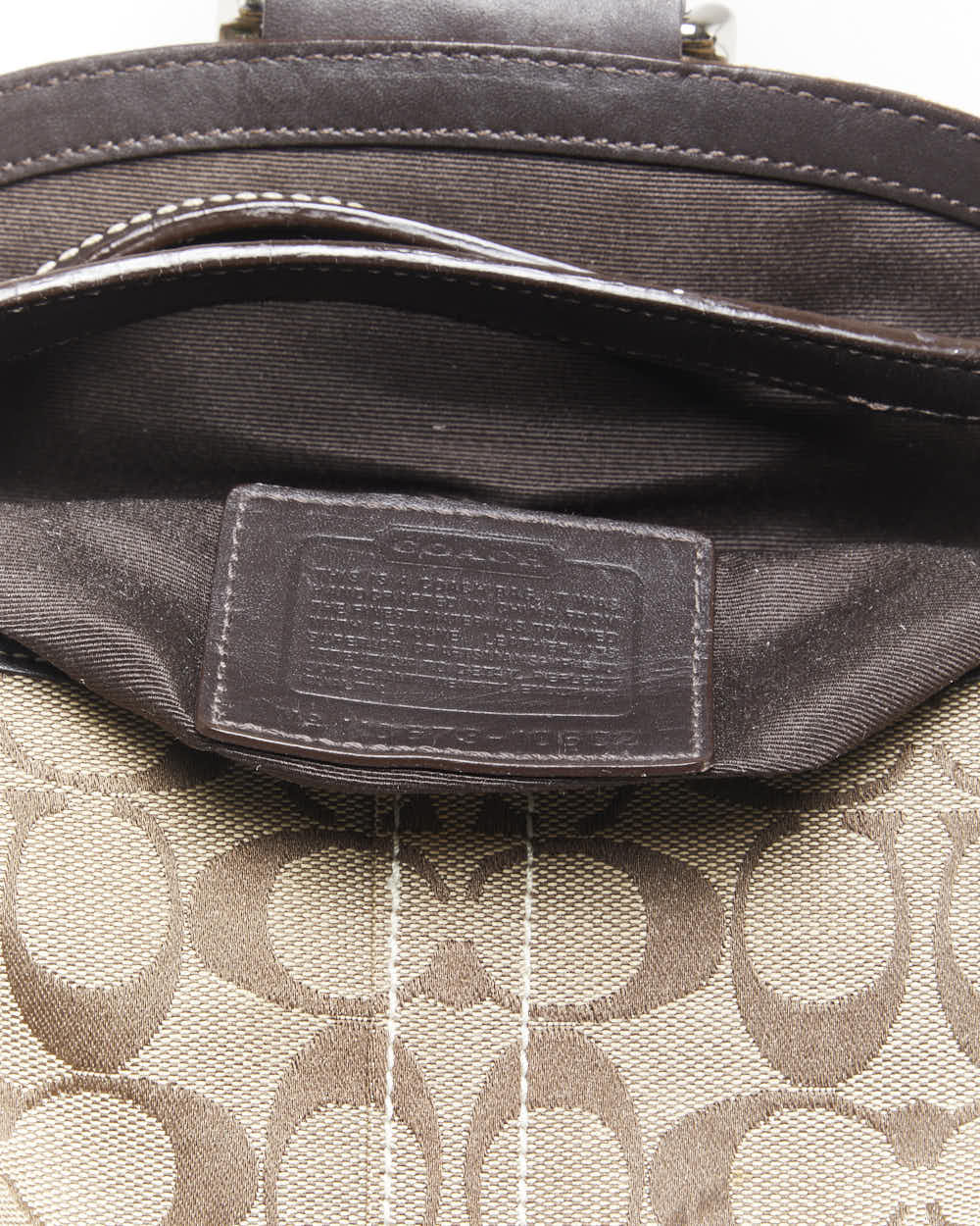 Vintage Y2k 00s Coach Monogram Handbag