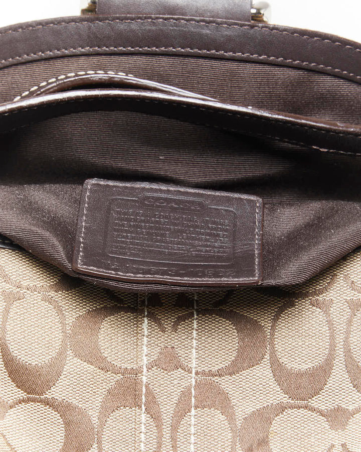 Vintage Y2k 00s Coach Monogram Handbag