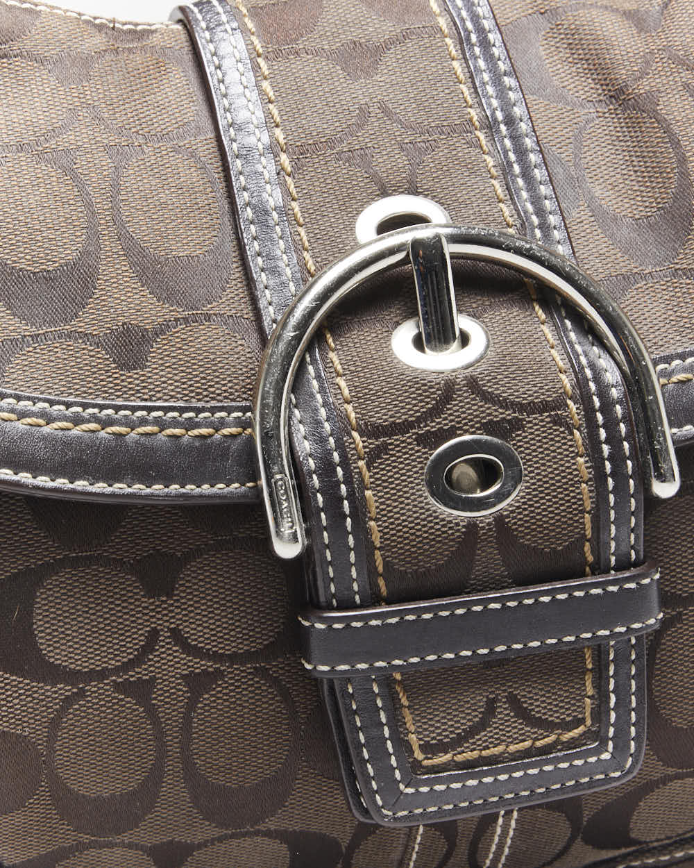 Vintage Y2k 00s Coach Monogram Handbag