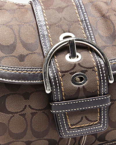 Vintage Y2k 00s Coach Monogram Handbag