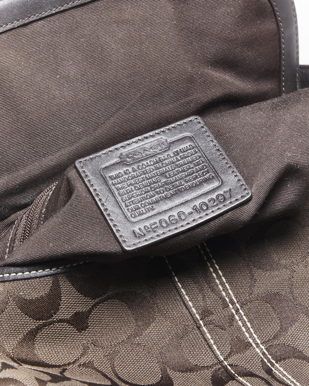 Vintage Y2k 00s Coach Monogram Handbag