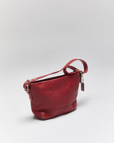Vintage Y2k 00s Coach Leather Mini Handbag